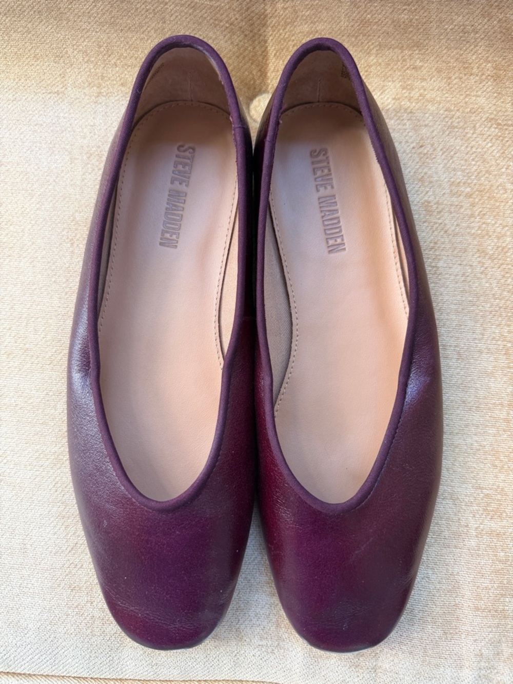 Steve Madden Women's Lani Leather Ballet Flats